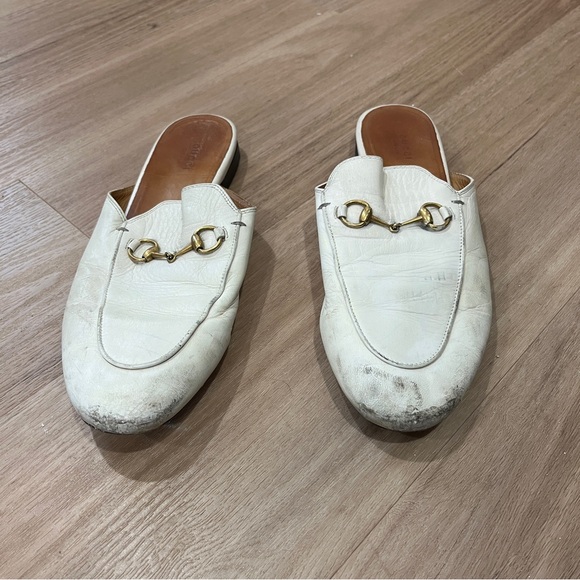Gucci White Princeton Slip On Loafers Size 41 US 10 - Picture 2 of 7